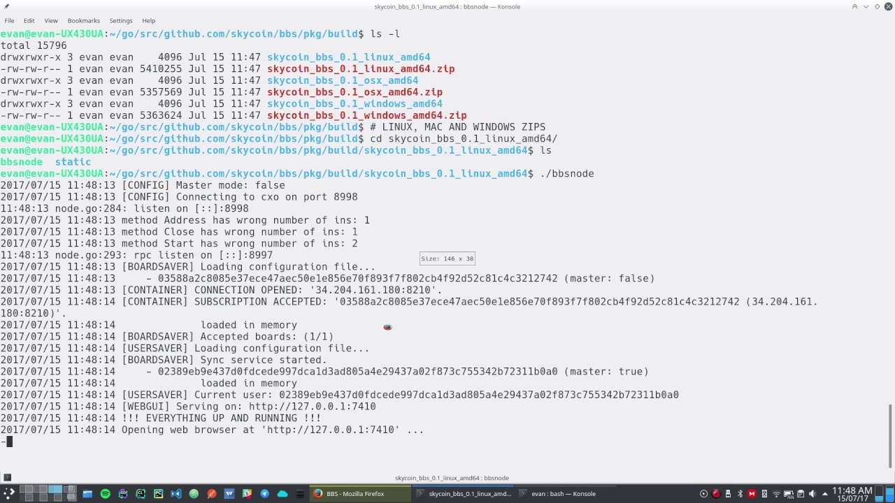 Skycoin BBS Alpha Showcase 3