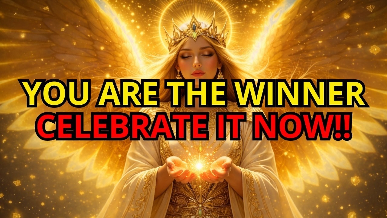 CHOSEN ONE, THE UNIVERSE HAS DECLARED YOU THE WINNER – CELEBRATE NOW