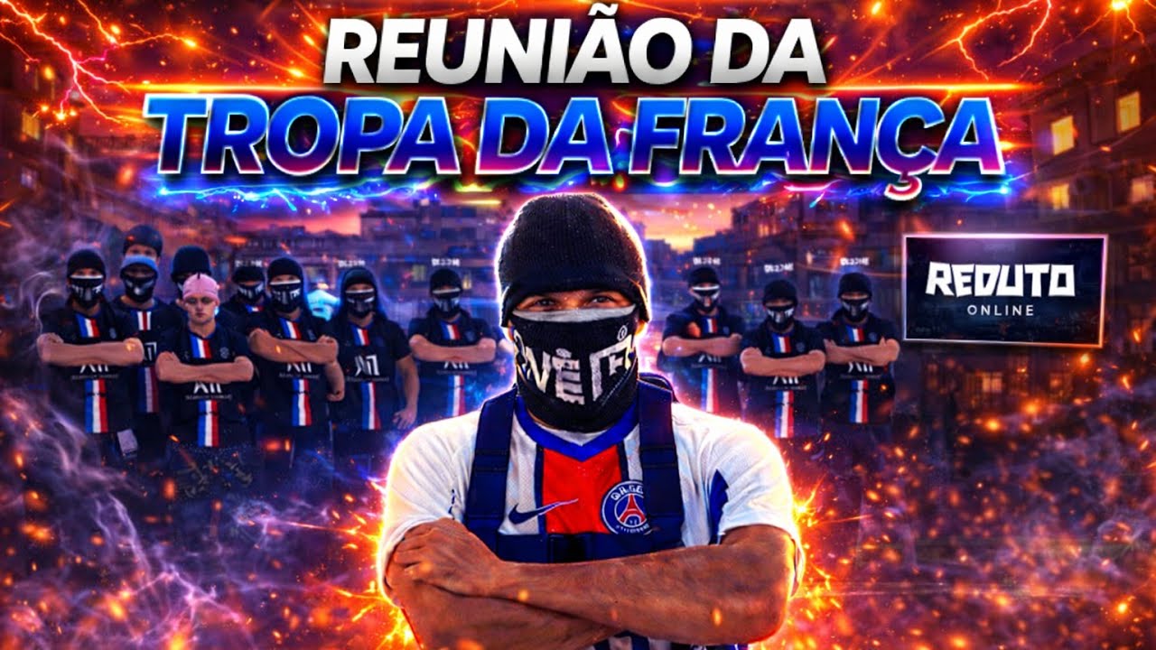 MAIOR REUNIÃO DO REDUTO!!😱 TROPA DA FRANÇA🇫🇷  REDUTO ONLINE