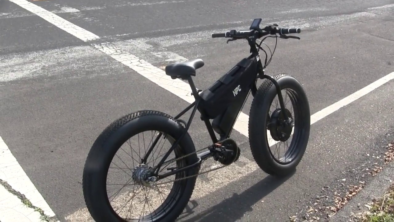 FIRST OF ITS KIND - DUAL MOTOR FAT BIKE UPHILL TEST - 4000w / 1500w MOUNTAIN MONSTER