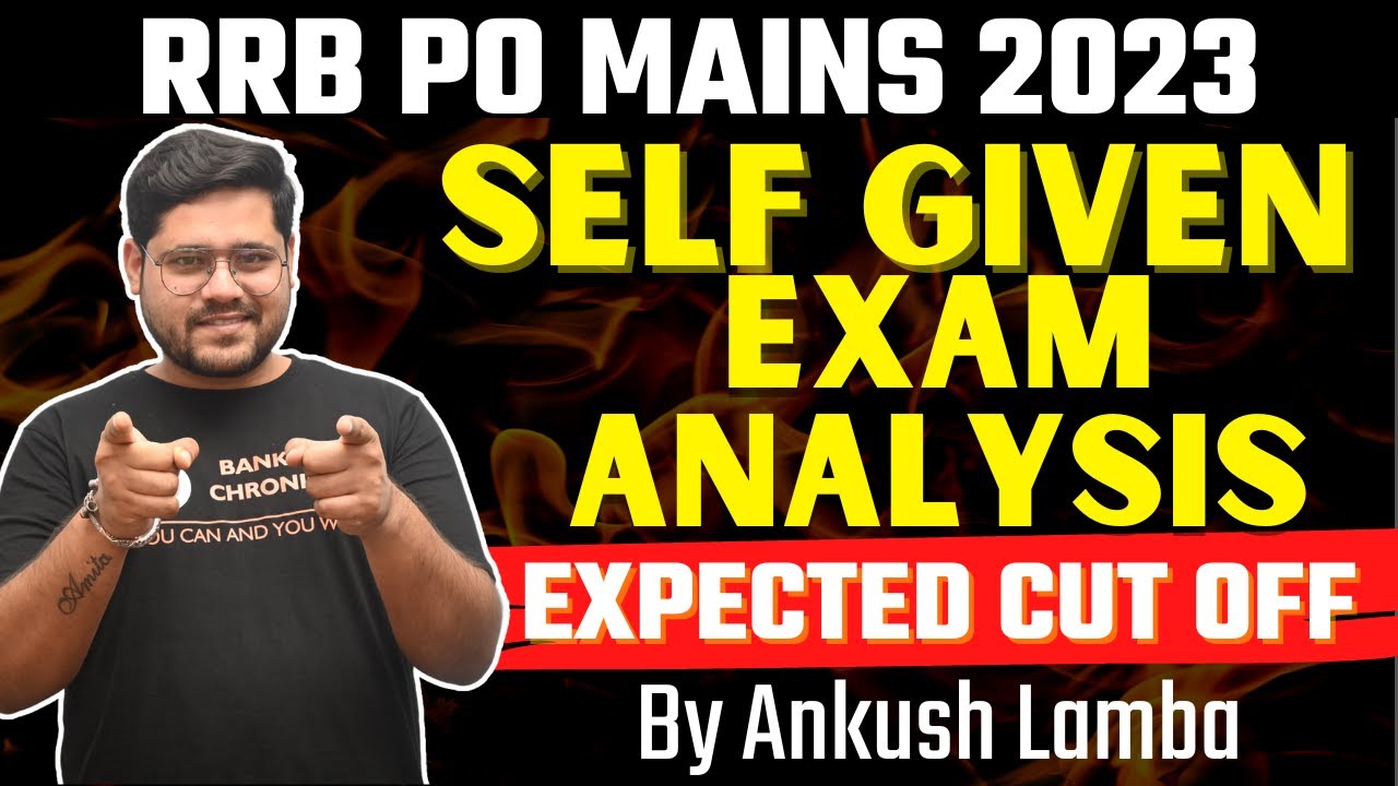 🔥 Self Given Exam Analysis | Expected Cut-Off ? RRB PO Prelims 2023 | Reasoning By Ankush Lamba