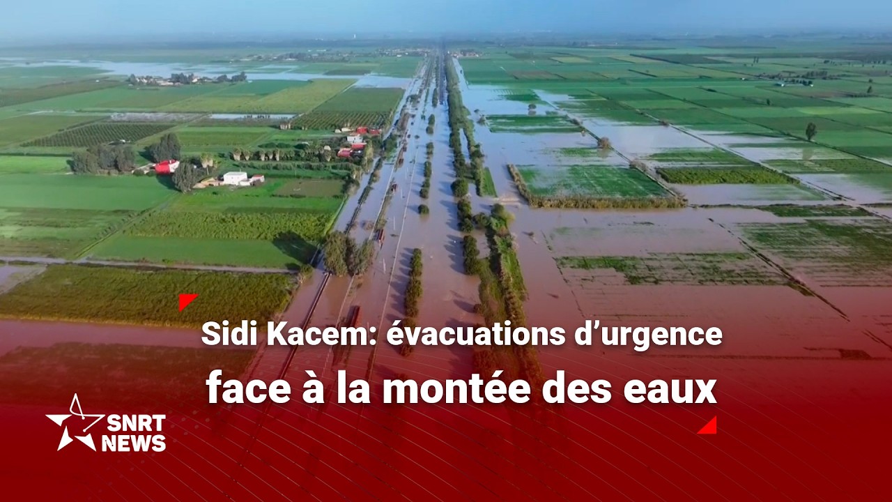 Inondations à Sidi Kacem:  évacuations préventives face à la montée des eaux de l’Oued Sebou