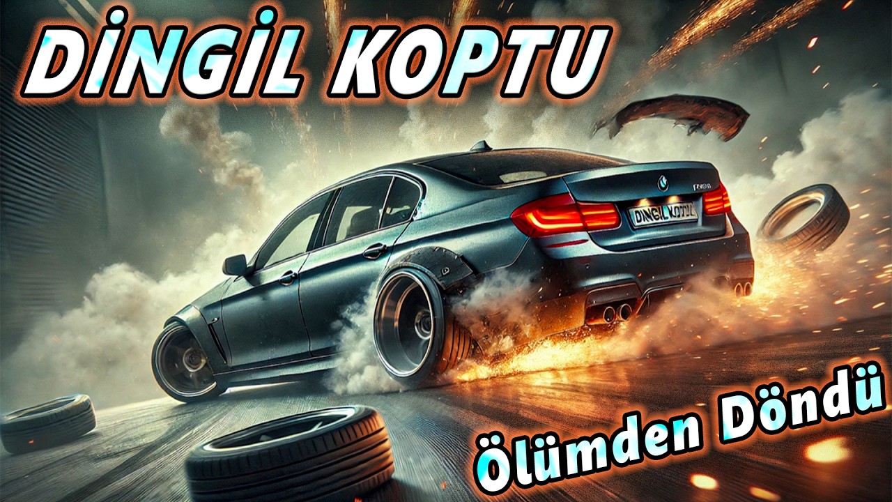 BMW 5.35D'nin DRİFT MACERASI FELAKETE DÖNÜŞÜYORDU ! Allah Korusun Şaft ve DİNGİL KOPMUŞ