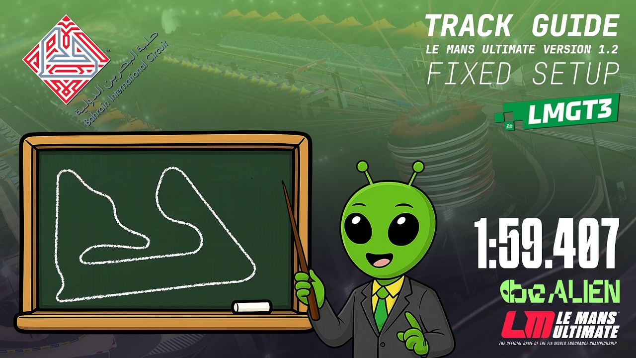 Le Mans Ultimate GT3 Fixed Setup Track Guide: Bahrain (1.2.4)