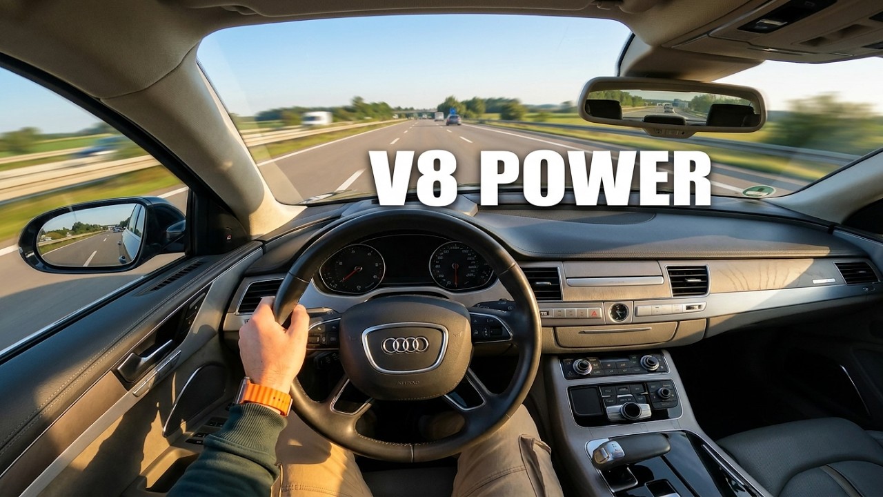 Audi A8 4.2 TDI Autobahnfahrt