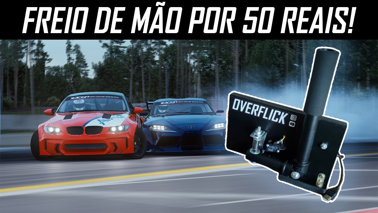 COMO FAZER UM FREIO DE MÃO USB PARA SIMULADOR