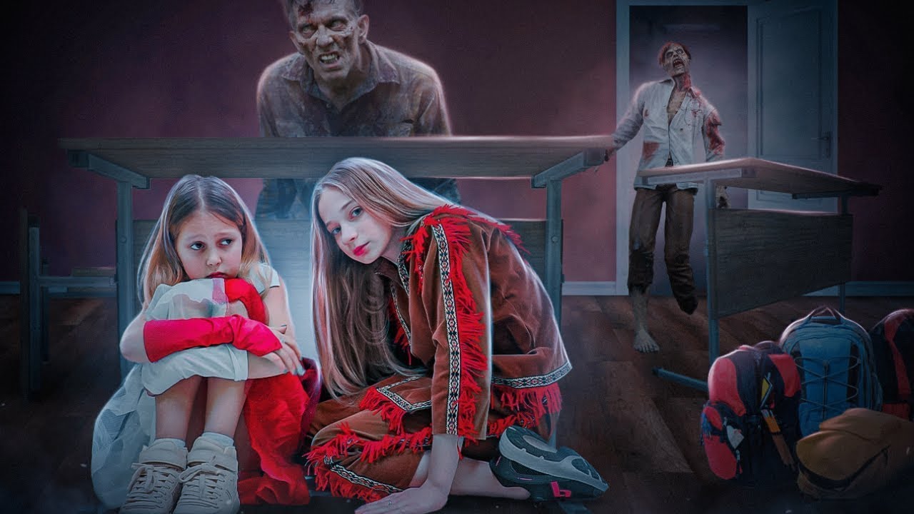 Qui sauvera amis DES ZOMBIES? 😎 Aventures dans une école d'élite | Amelka Caramelka FRA