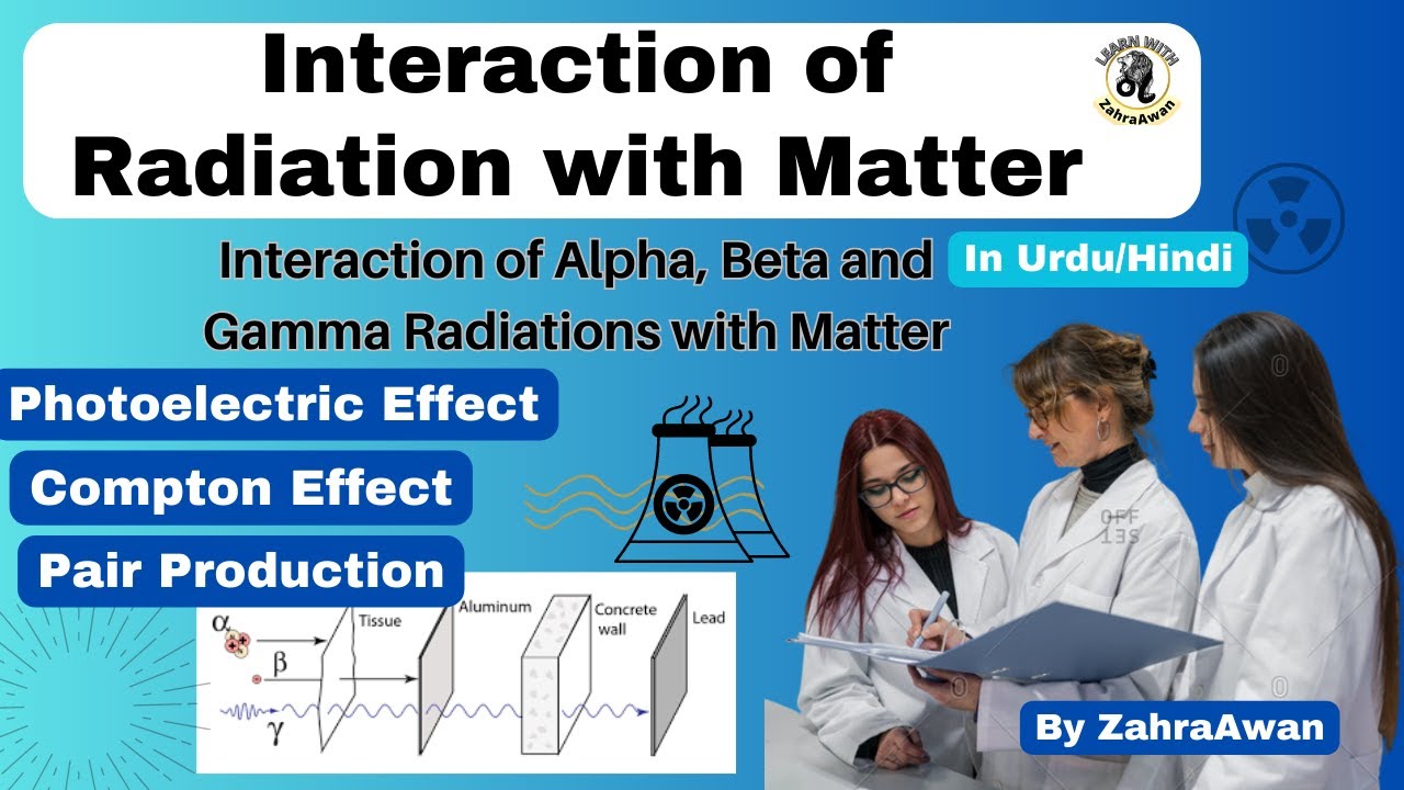 Interaction of Radiation with Matter, Nuclear Analytical Chemistry, Interaction of Nuclear Radiation