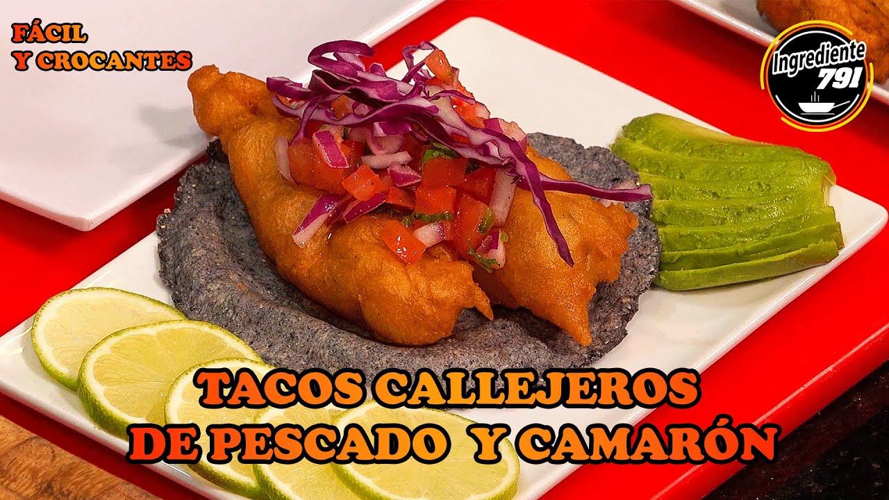 🌮 Como hacer TACOS de PESCADO y CAMARÓN 🍤 ESTILO ENSENADA: Una delicia de la (( Cocina Callejera ))