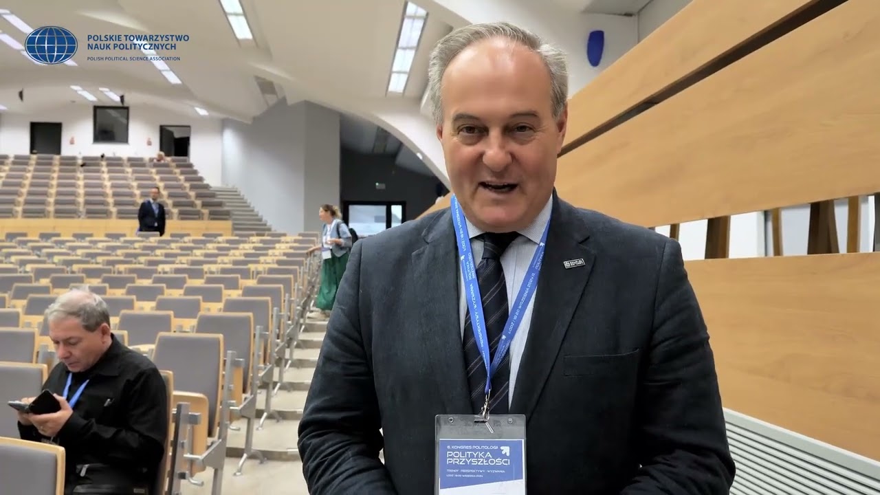 Prof. Pablo O&ntilde;ate - President IPSA on the Polish Political Science Congress