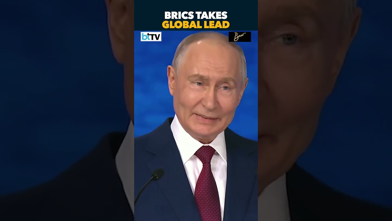 Президент России Путин утверждает, что БРИКС обогнала G7, и говорит, что разрыв в темпах роста бу...