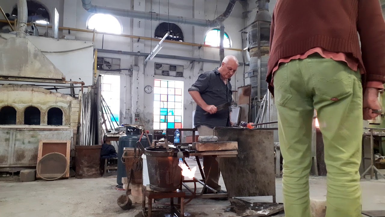 Murano glass sculpture - Lovers - Colleoni glass factory Master G. Tagliapietra