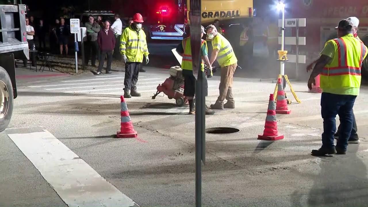 Watch live: Manatee stuck inside storm drain; rescue effort underway in Brevard County