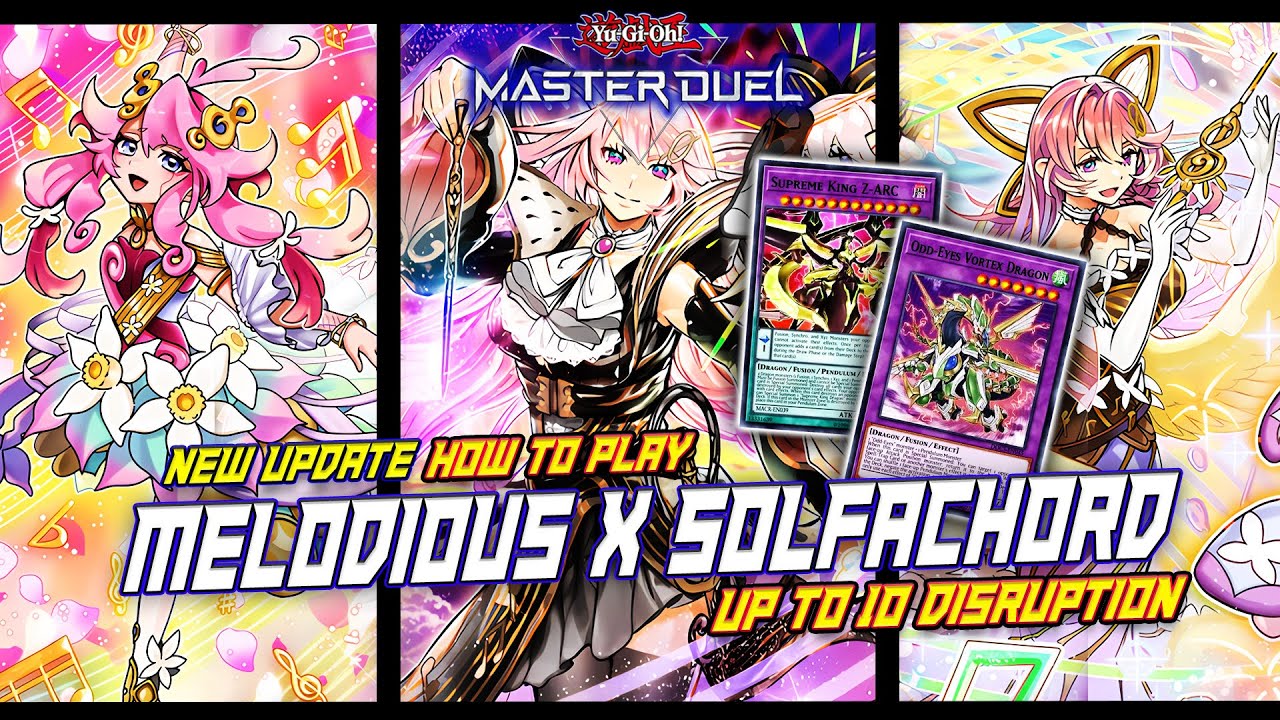MASTER DUEL - HOW TO PLAY! MELODIOUS X SOLFACHORD DECK - MUSIC AND DRAGONS
