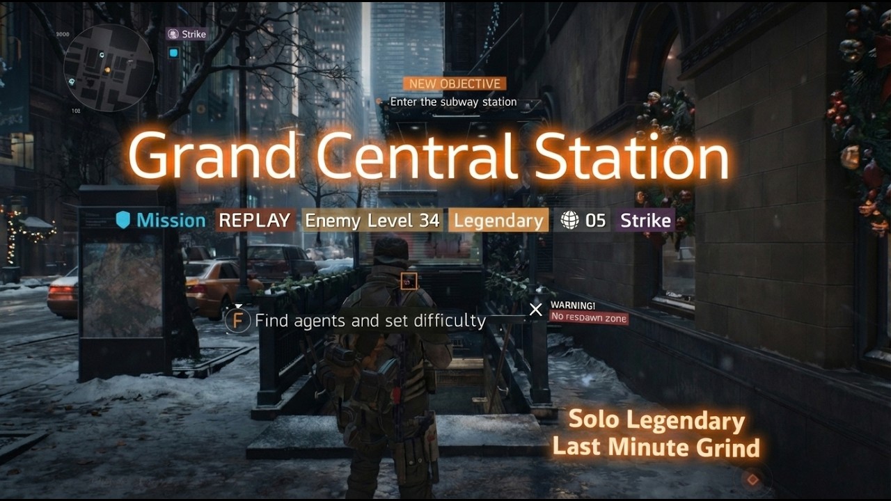 Grand Central Station Solo Legendary... | global event last minute grind