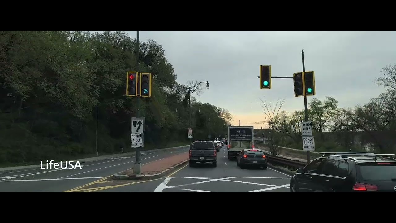 Washington DC Morning Commute | Reservoir Road to Pennsylvania Ave