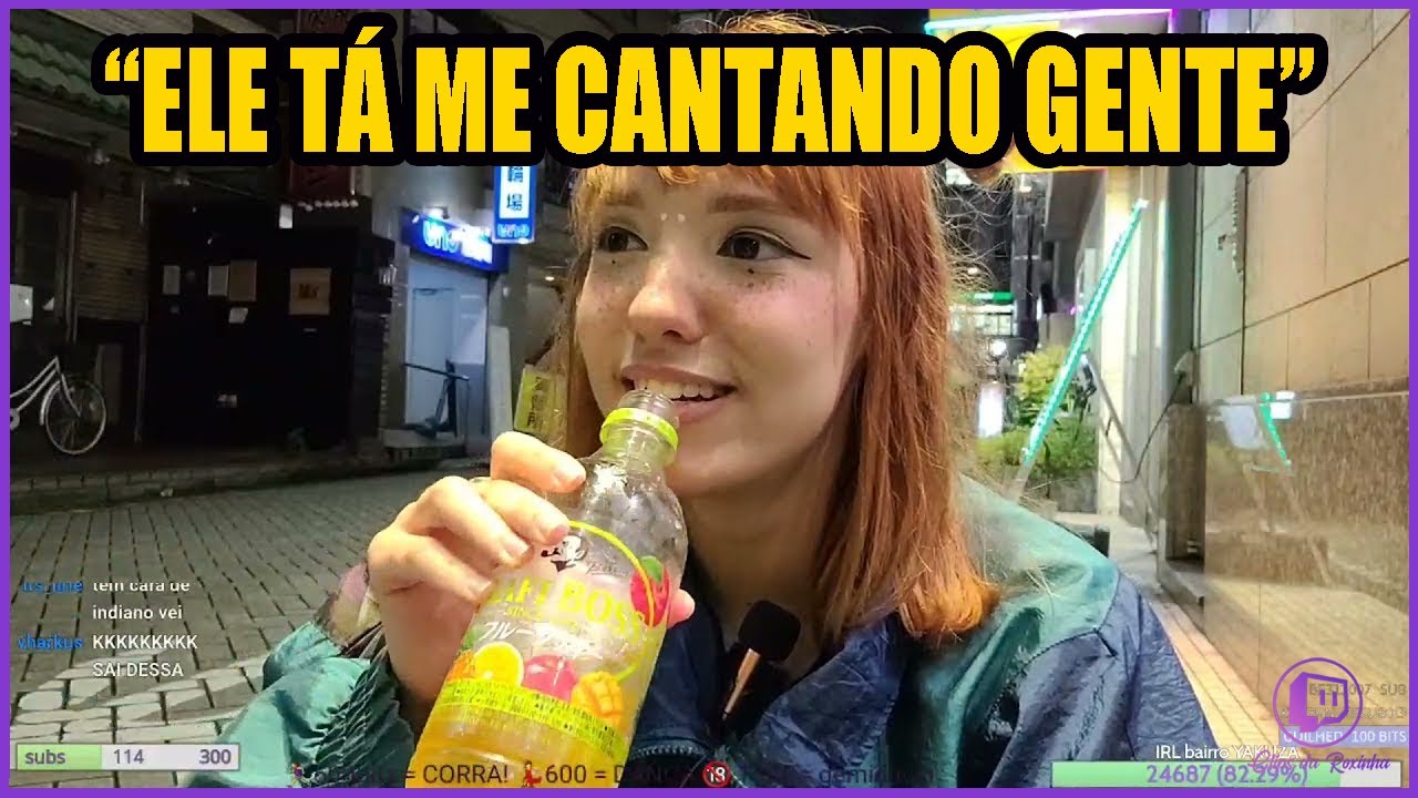 PRIZZA SENDO CANTADA POR UM JAPON&Ecirc;S ALEAT&Oacute;RIO | Clips da Roxinha