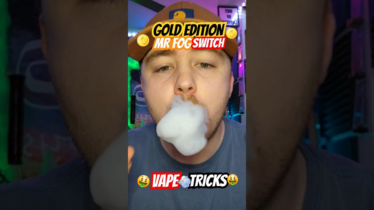 Mr FOG Switch ✨️ Gold Edition 🤑 Vape Tricks