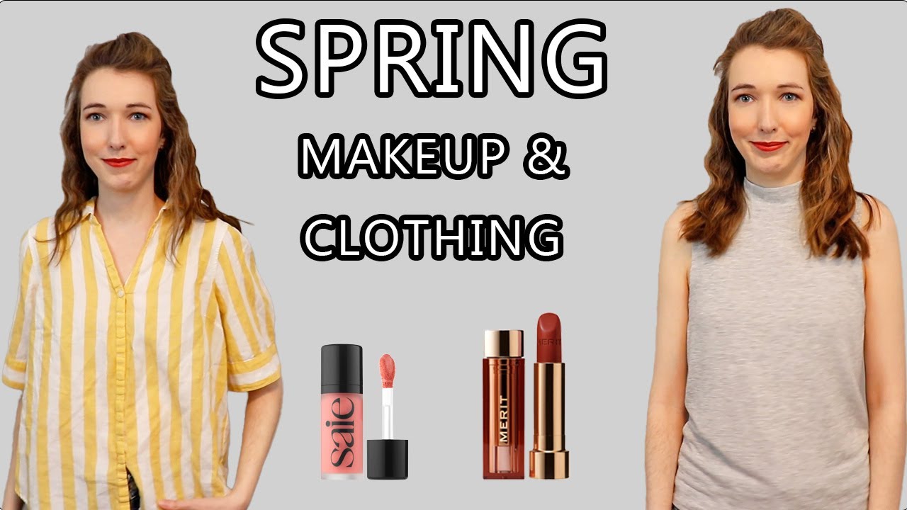 spring makeup and wardrobe refresh | thrifted clothing, new Merit lipsticks and more