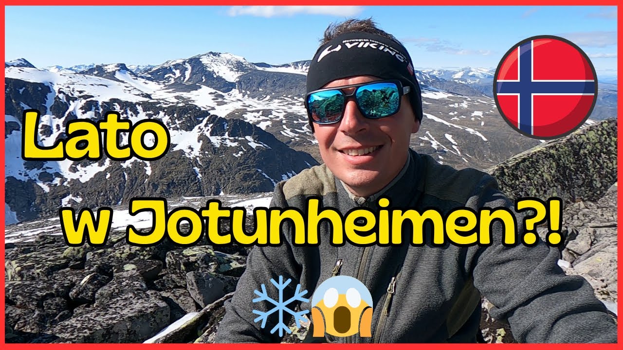 Norweskie lato? 🥶 Śnieg, góry i Rasletinden – Jotunheimen vibes 🌨️🔥