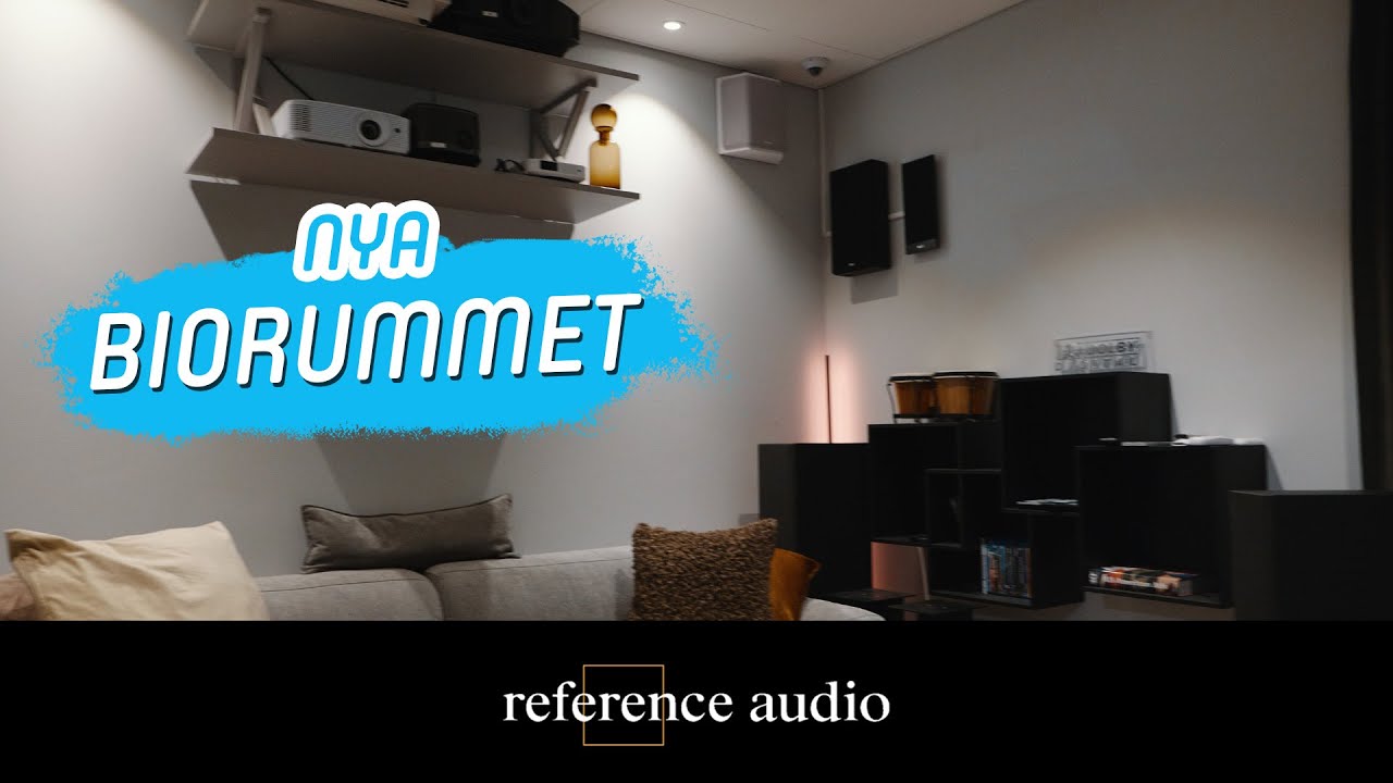 Presentation av v&aring;rt biorum! Marantz, Kef, Elac, Xgimi, Polk audio