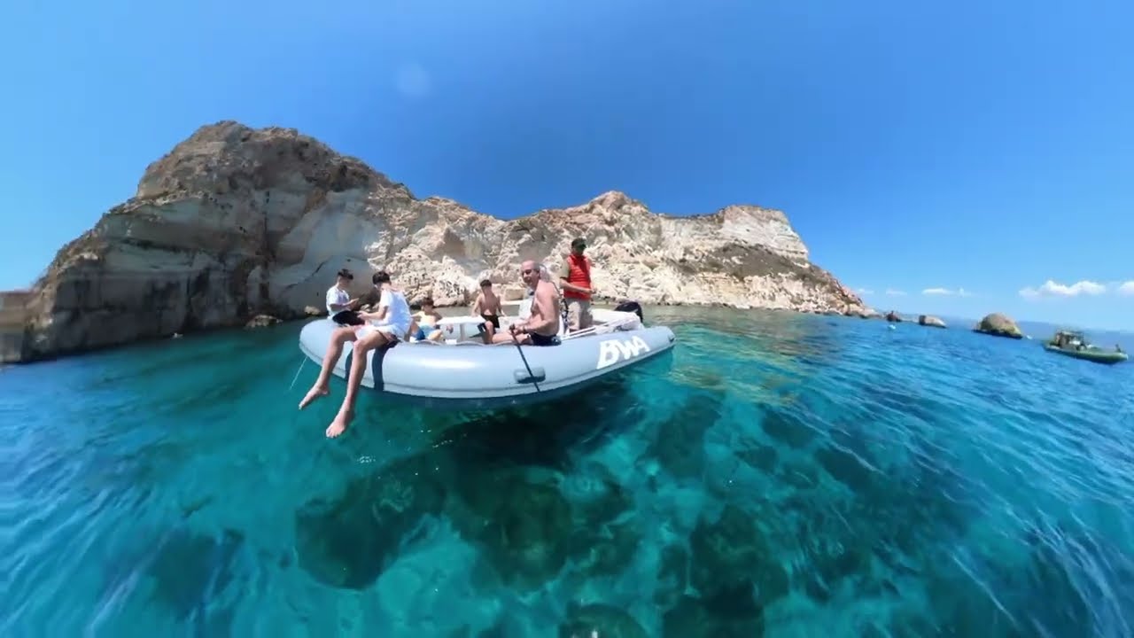 In gommone alla Sella del Diavolo