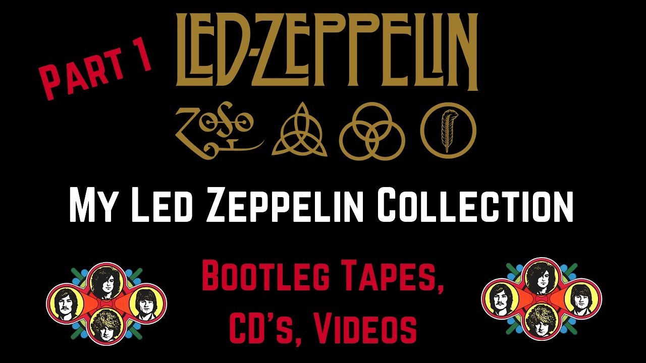 My Led Zeppelin Collection PT 1 | LIVE Bootlegs, Tapes, DVD, CD's