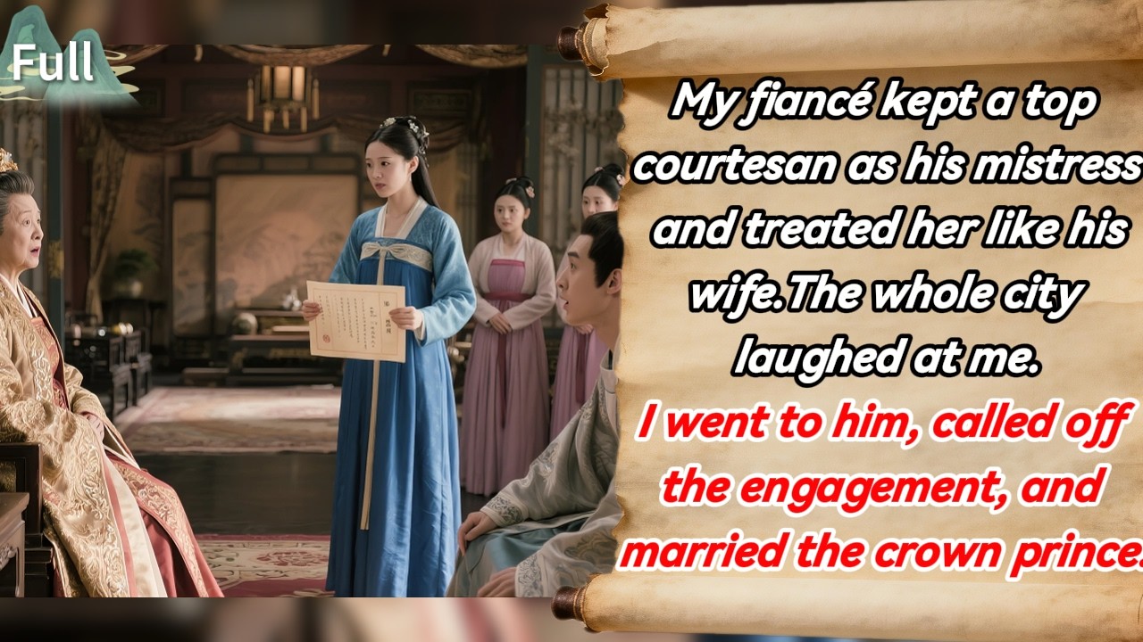 My fiancé kept a top courtesan as his mistress and treated her like his wife.The city laughed at me
