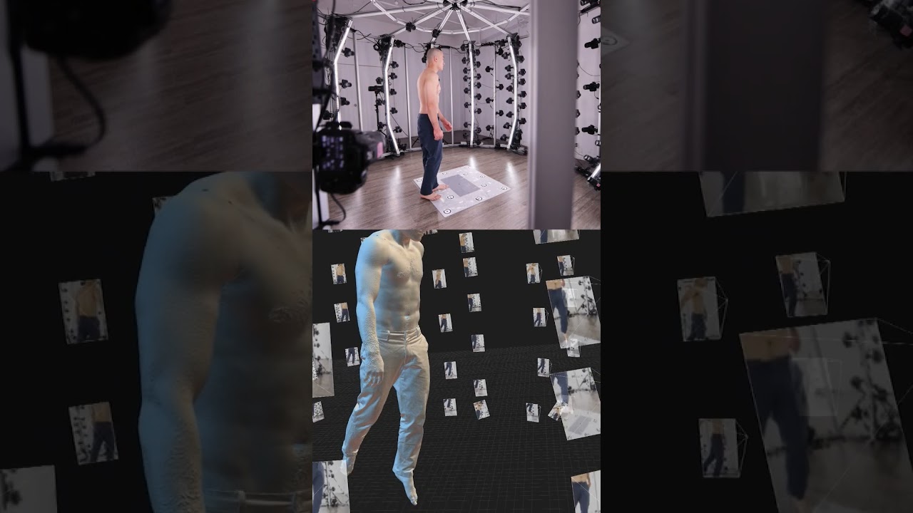 3d scan photogrammetry demo - the process vs the end result ✨️