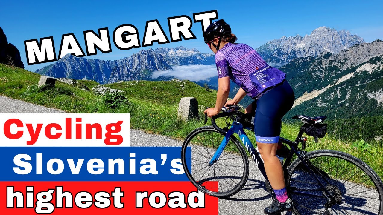 Cycling Slovenia : Mangart climb from Bovec town - Road cycling on the highest road in Slovenia