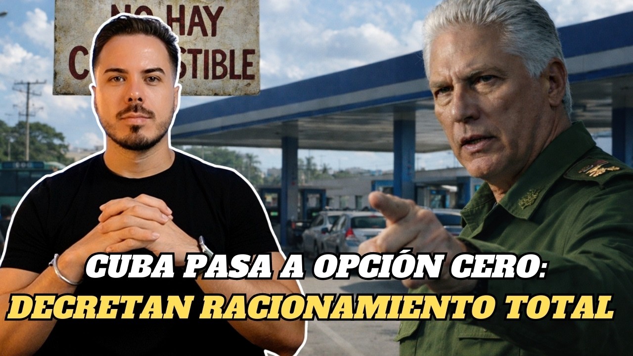 Cuba entra en colapso: Racionamiento tota, Díaz-Canel hunde al país en la “opción cero”