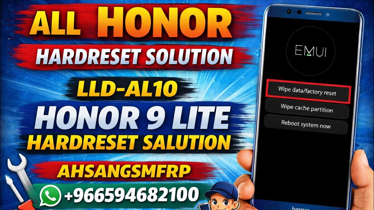 ALL HONOR Hard Reset Solution | Honor 9 Lite LLD AL10 Factory Reset Easy Method