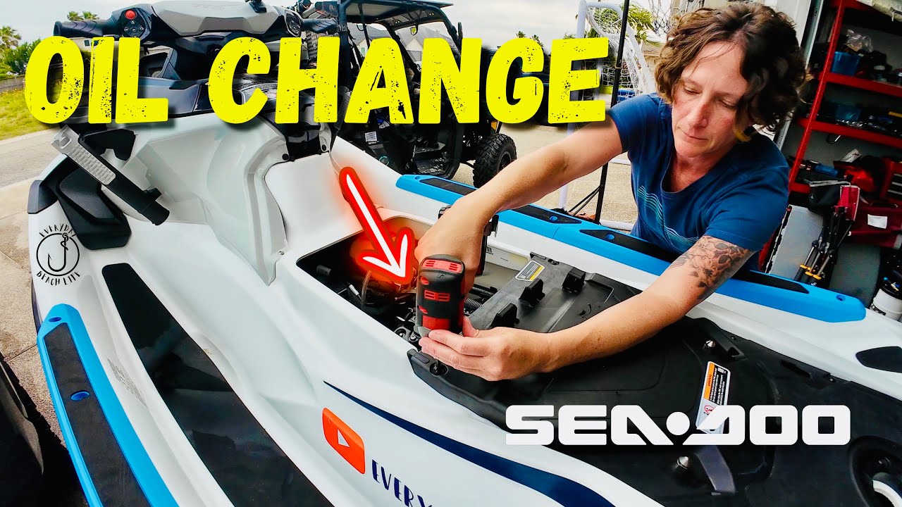 How to Change Oil on a @Sea-Doo  FishPro