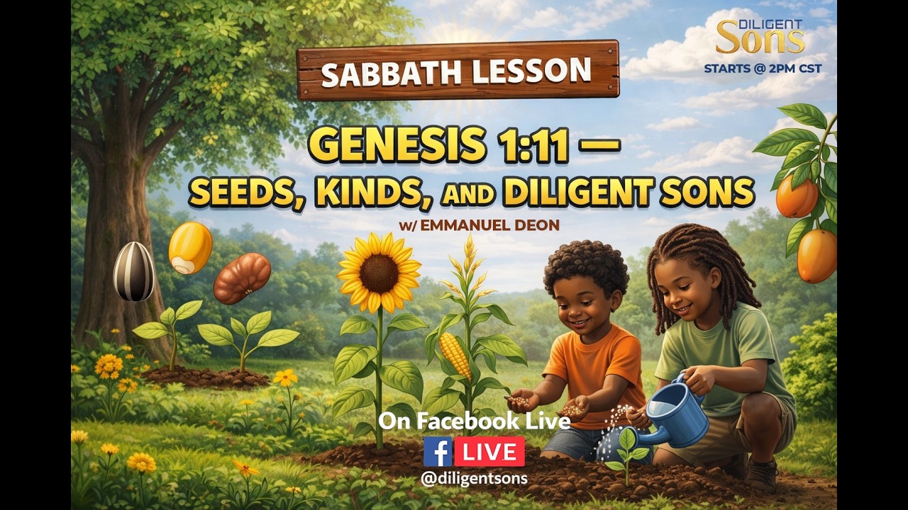 Gen 1:11 Sabbath Lesson