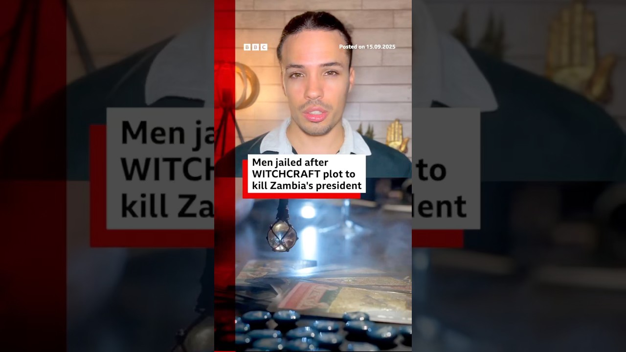 Men jailed after witchcraft plot to kill Zambia's president. 
