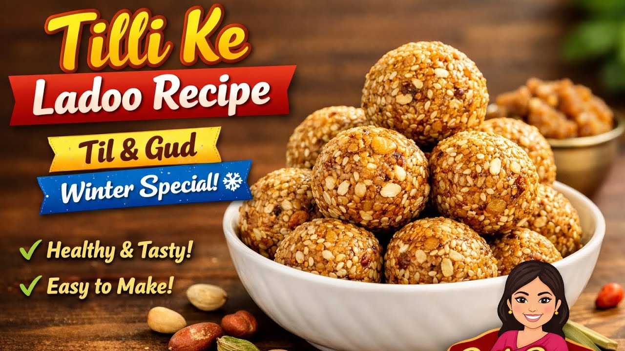 Tilli Ke Ladoo Recipe | Til Gud Ladoo | Winter Special Sweet | Daily Rasoi by Vaishnavee