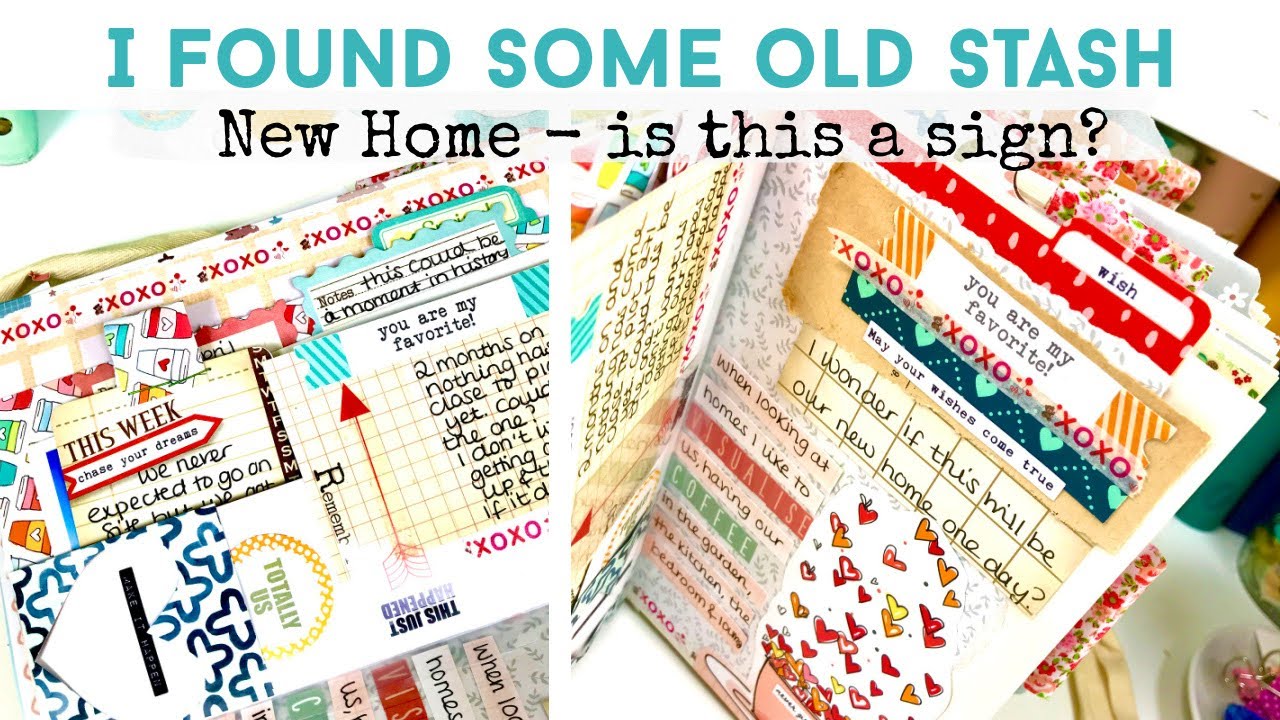 FINDING OLD STASH | DIY Junk Journal | Journal & Chat With Me