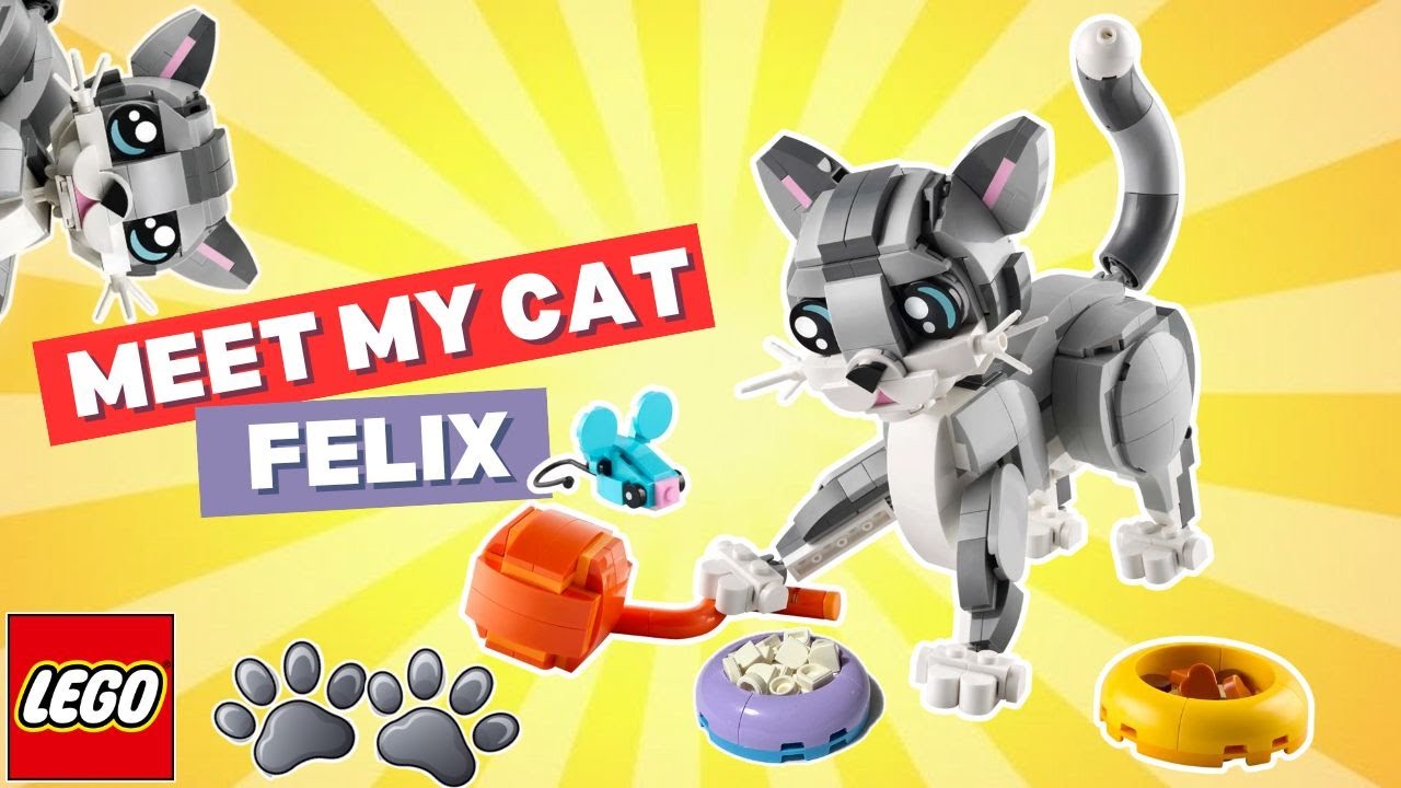 Lego Creator 3 in 1 Playful Cat 31163 | Speed Build & Review