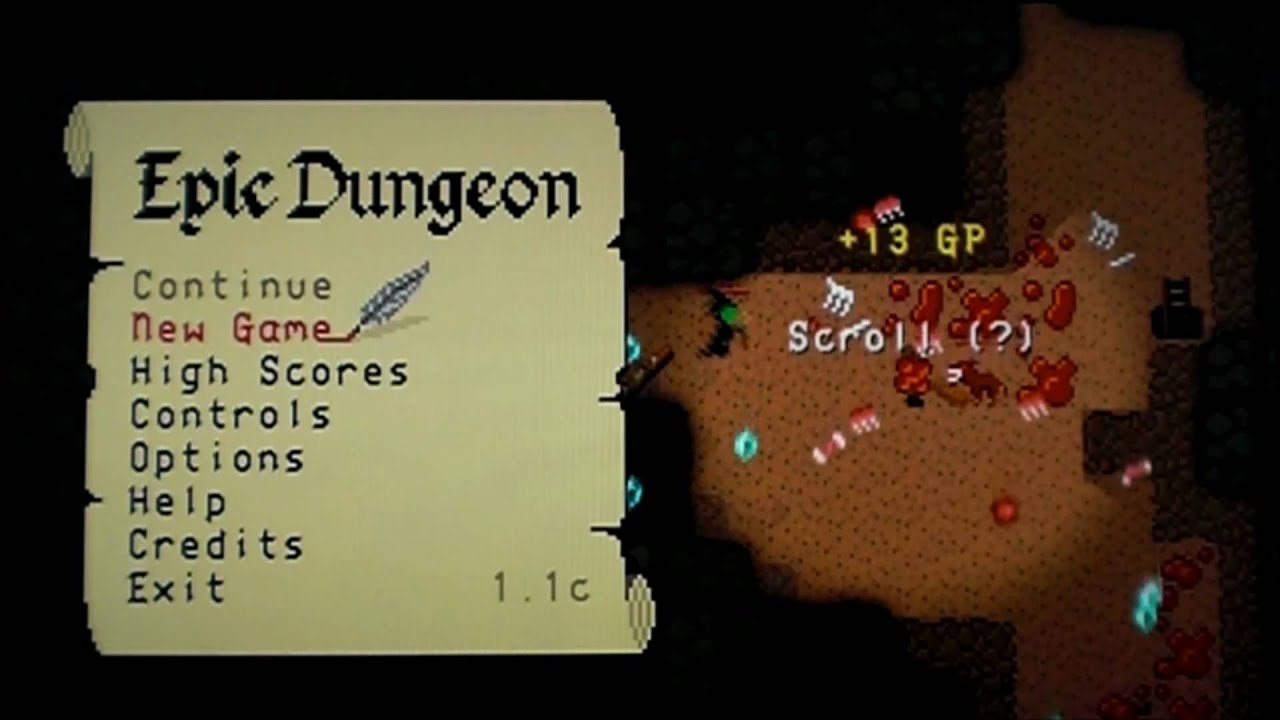 Review of Epic Dungeon Indie Game for Xbox Live by Protomario