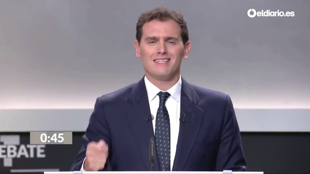DEBATE 4N | Minuto de oro de Albert Rivera (Ciudadanos)