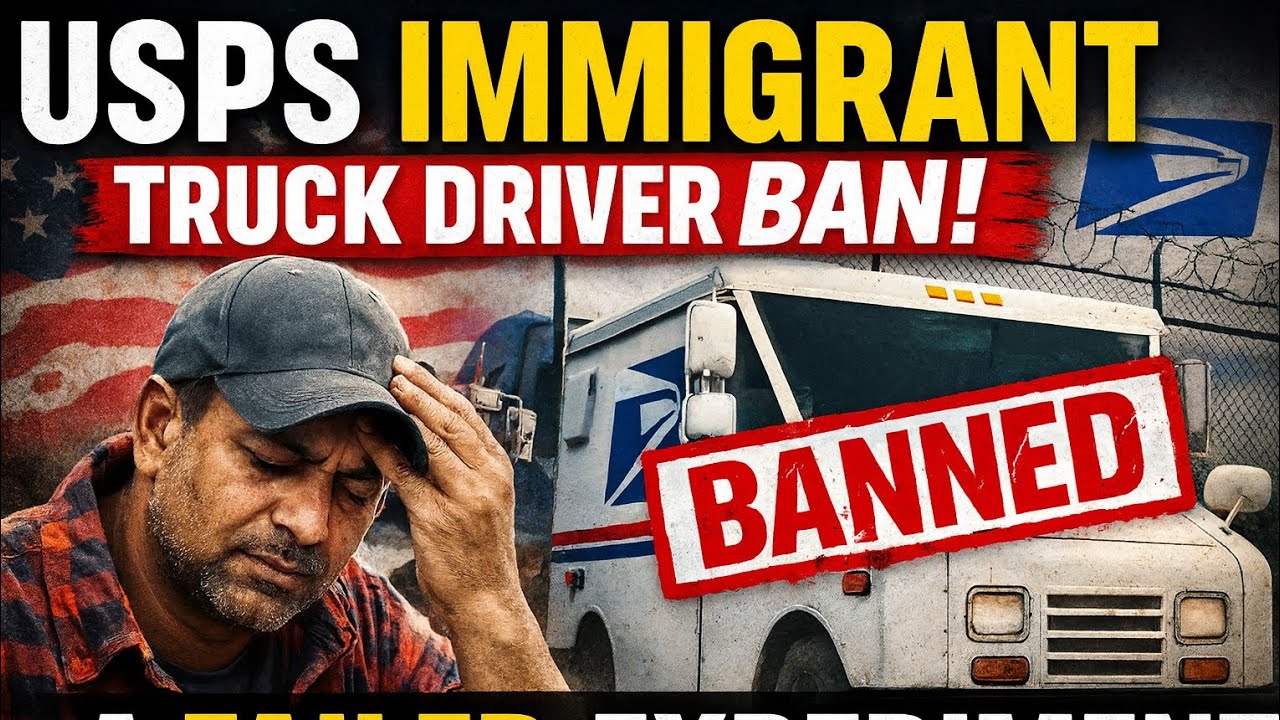 🔥USPS Immigrant Truck Driver Ban: A Failed Experiment🔥