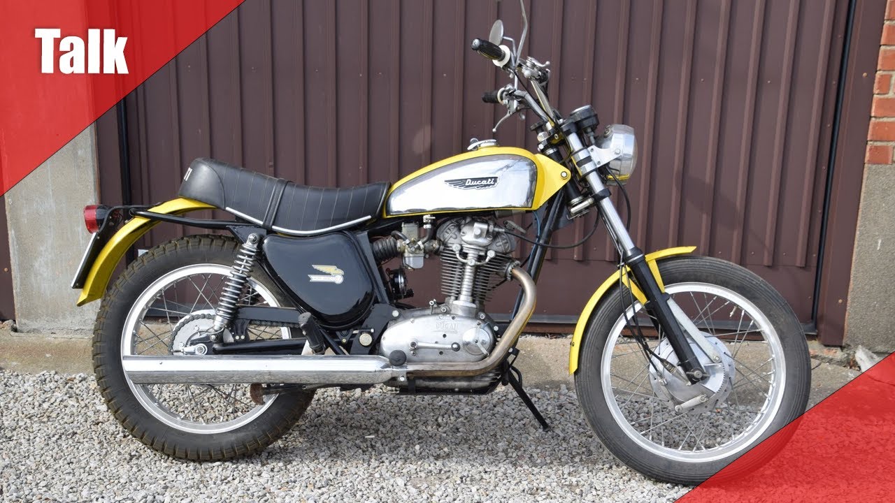 Bilweb Auctions talks - Ducati 450 Scrambler 1 cyl 4 takt — 1973