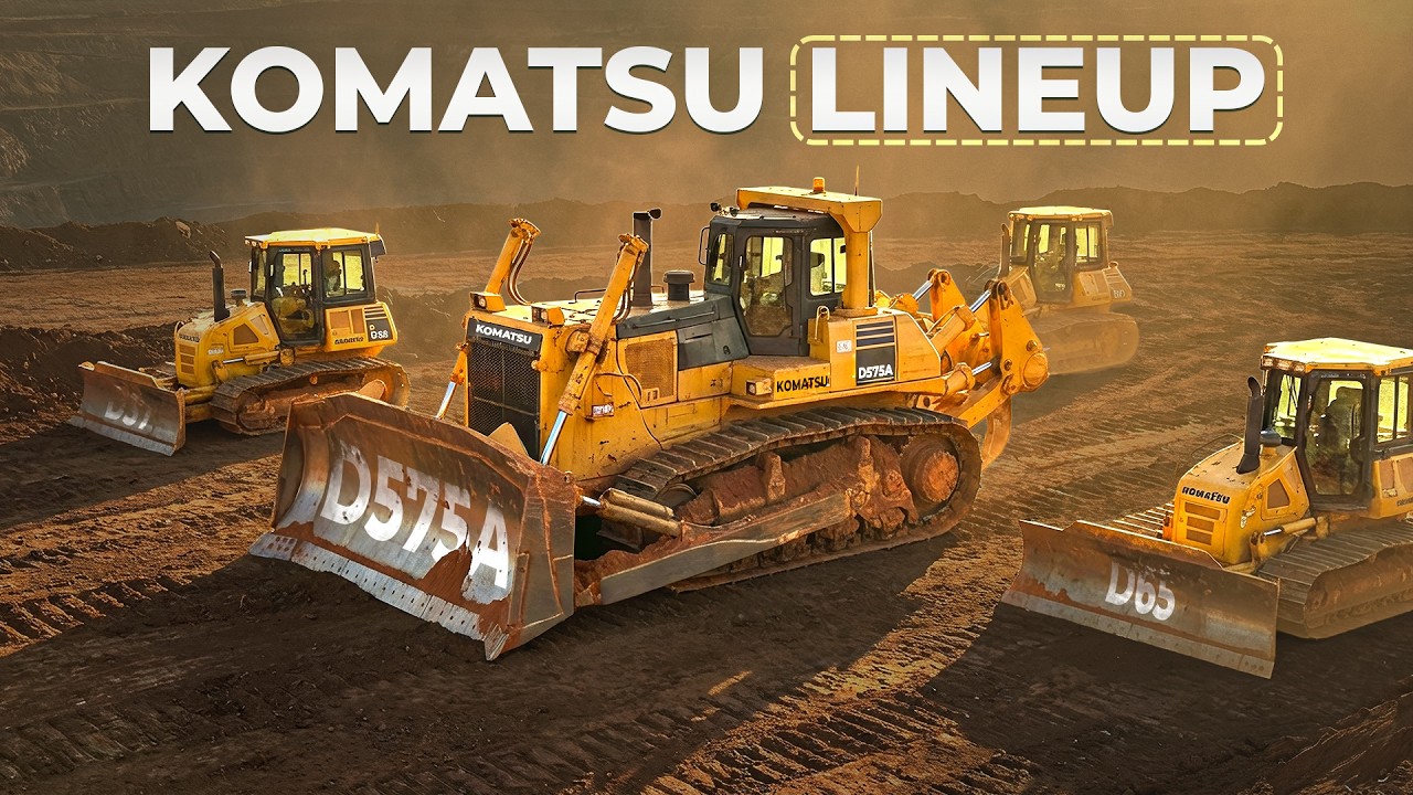 10 spycharek Komatsu przesuwających granice mocy