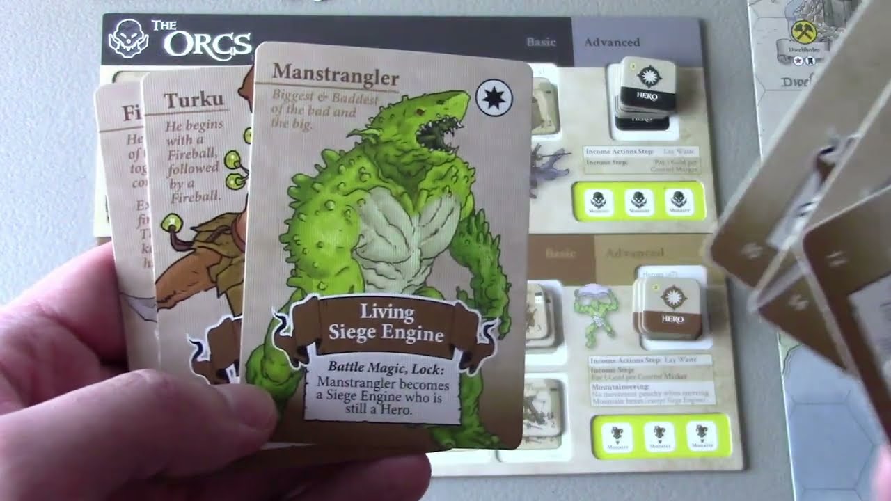 Burning Banners - Compass Games - Campaign 1 - Orcs vs Goblins