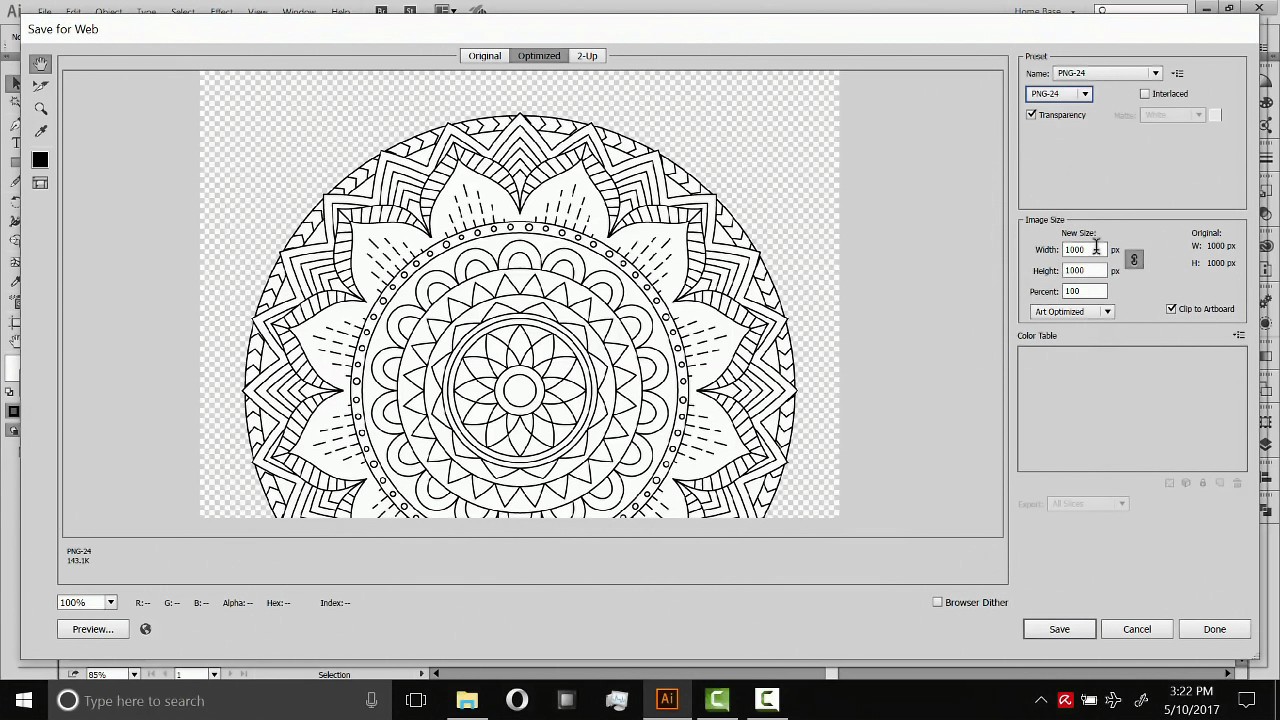 Creating a Tribal Vector Mandala