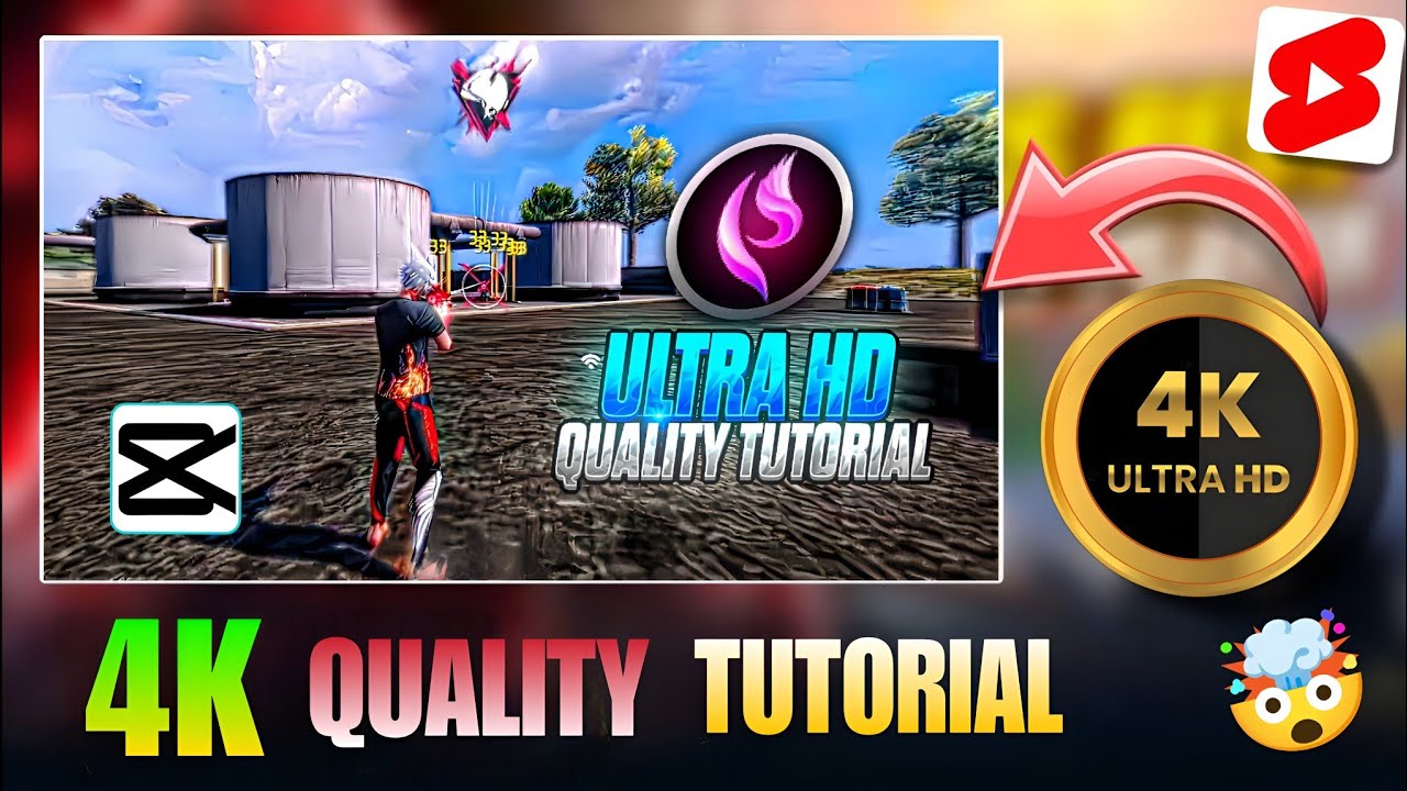 Free Fire Ultra HD Video Quality Tutorial ⚙️ | FF High Quality Tutorial free fire best quality video
