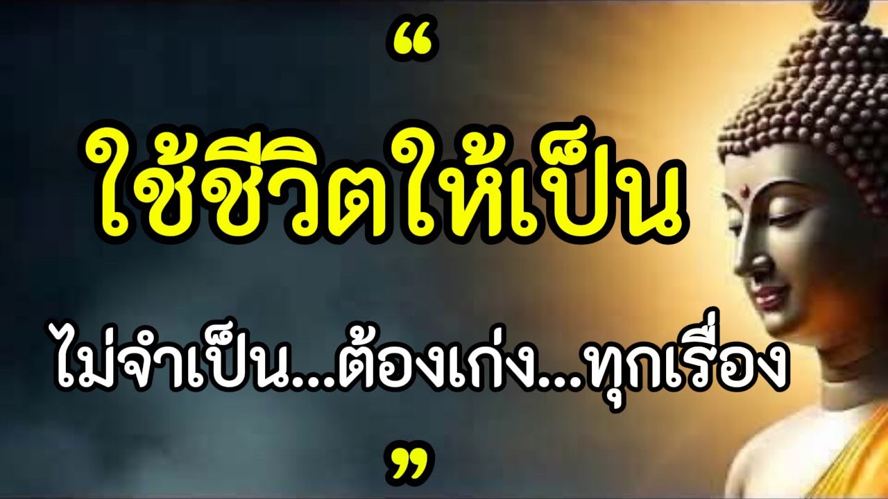 ไม่จำเป็นเก่งทุกอย่าง แค่ใช้ชีวิตให้มีความสุขในแบบของแค่นี้ก็พอแล้ว #ฟังธรรมะก่อนนอน #ธรรมะสอนใจ 