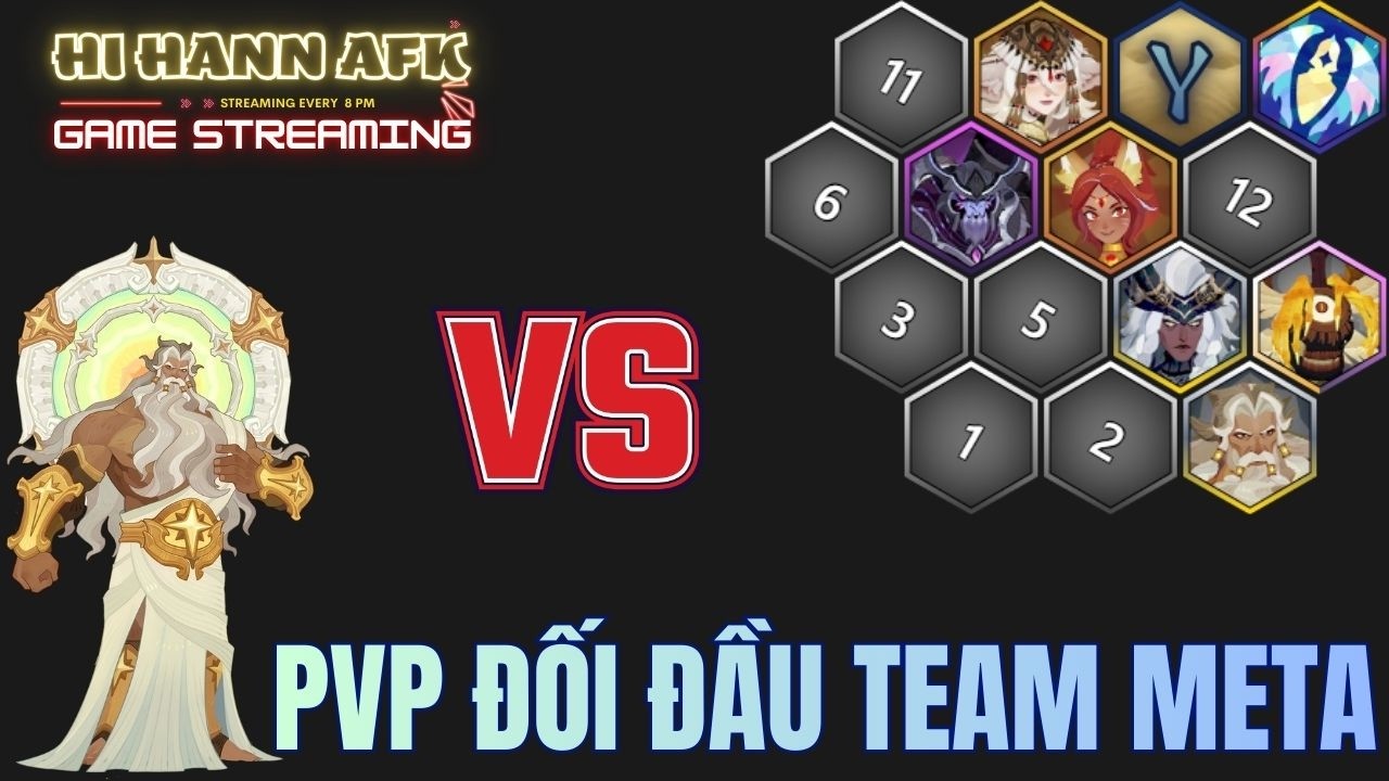 PVP 3 Thần Tank ALNA Kết Hợp Đội Hình Man Huyết Gala Cực Mạnh - AFK Journey