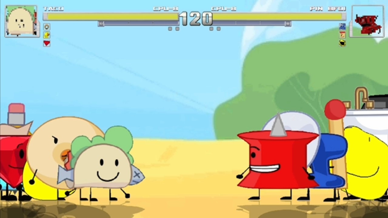 BFDI Characters by Joy Games 8v8 Absolute War (BFDI) | M.U.G.E.N