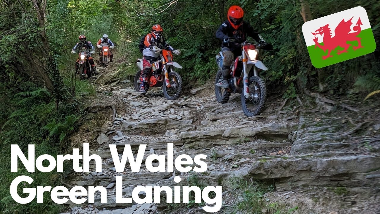 Big Berg 570 in Wales! - Chirk Green Laning - Trail Riding North Wales - Husaberg - KTM